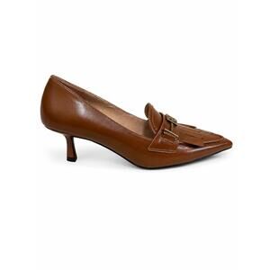 NEW BIBI LOU women's bellarose loafer heels in brown